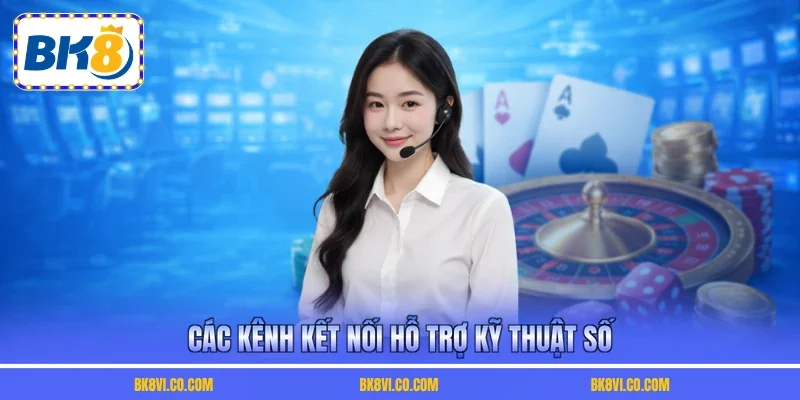 Các kênh kết nối hỗ trợ kỹ thuật số